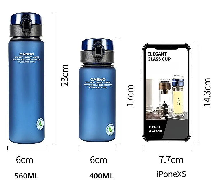 Bouteille d'Eau Portable sans BPA – Résistante et prévue pour Enfants et Adultes