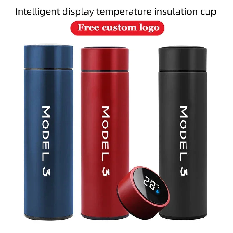 Thermos Intelligent 500ml pour Model 3 – Affichage de Température Digital